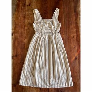 Madewell black and white sundress size M with pockets